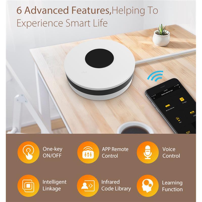 IR Controller Universal Infrared Smart Controller Home Office WiFi Voice Control Infrared Remote Control For Alexa Google Home