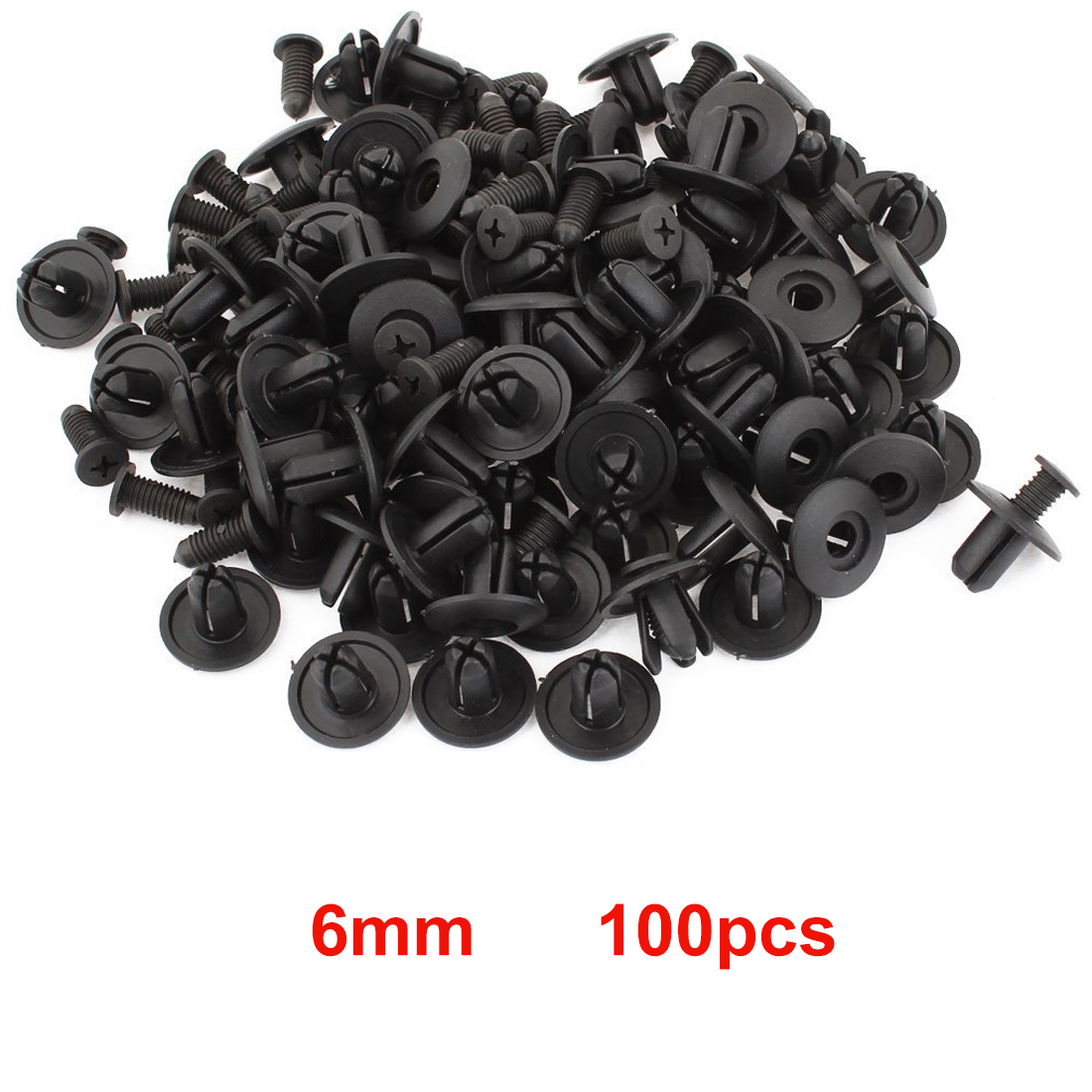 Remaches de plástico de 8mm/6mm, tornillos de sujeción para guardabarros de coche, tornillos para parachoques, Clips, remaches, agujero de 8mm, Clip de pasador de empuje de plástico, accesorios para coche: Morado
