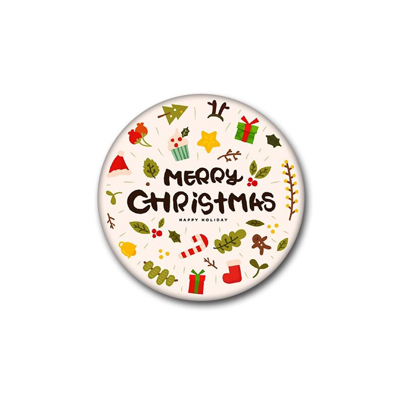 Nengdou T37 Vrolijk Kerstfeest Broches Voor Vrouwen Kerstman Pin Voor Nieuwjaar Badge Diy Ambachten Party Decor Rugzak pictogrammen: T37-6