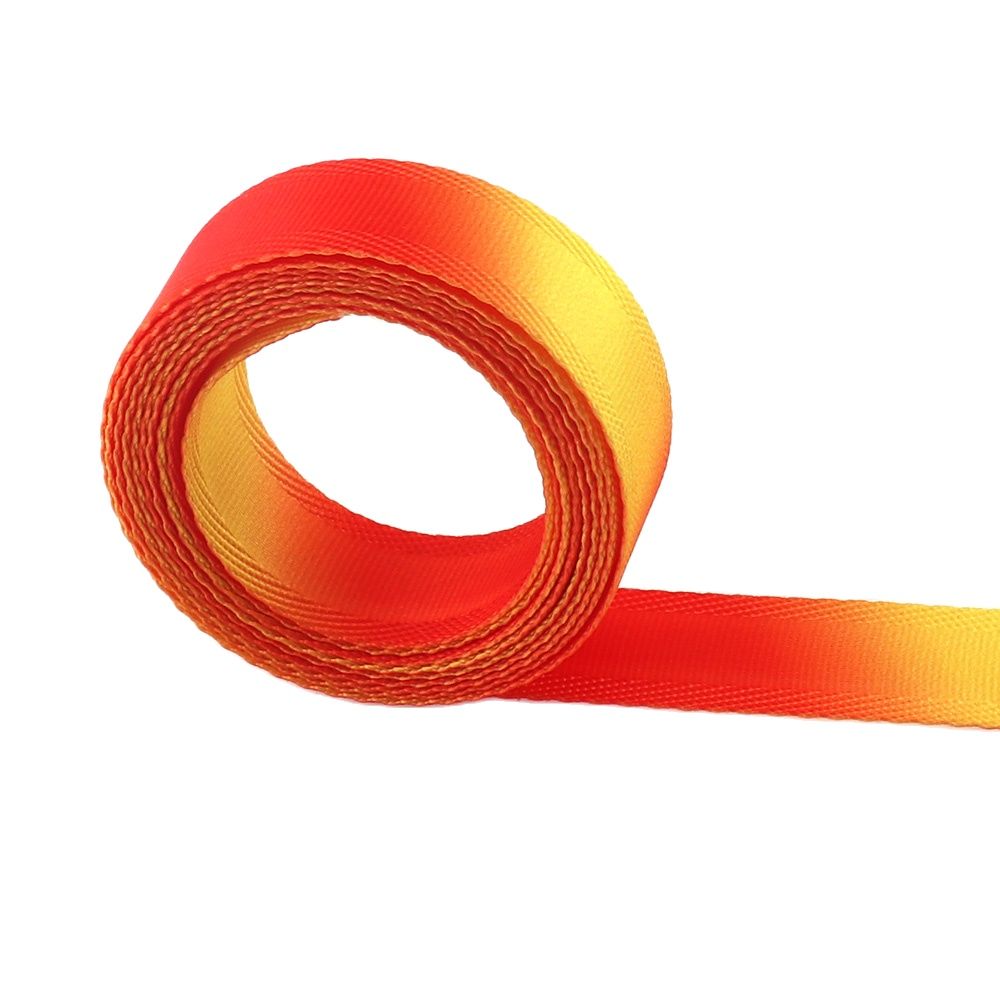 20mm(3/4'') Colorful Red and Yellow Ribbon... – Grandado