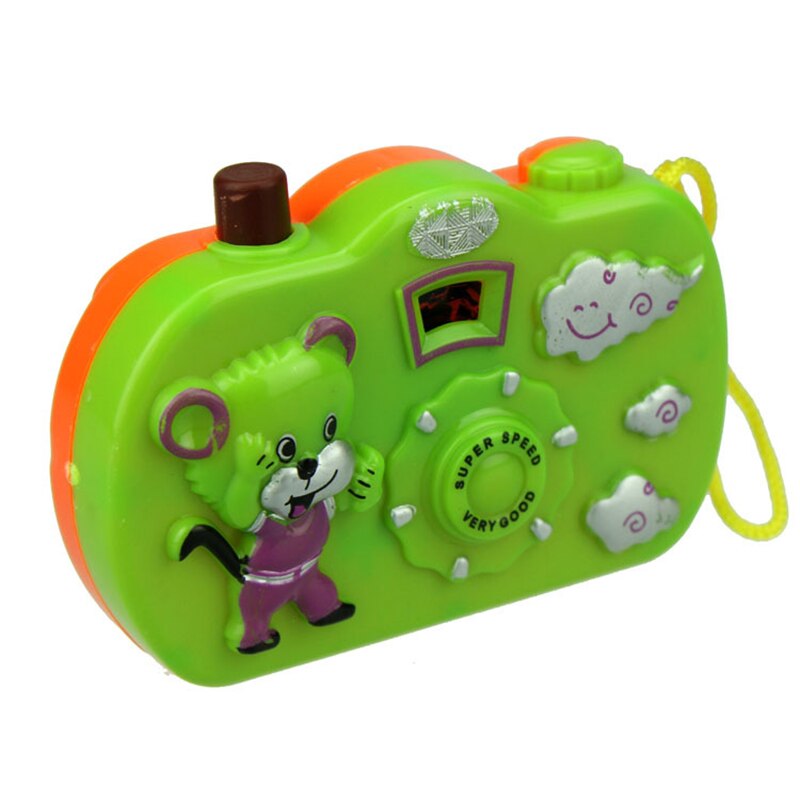 1Pc Licht Projectie Camera Kids Educatief Speelgoed Voor Kinderen Baby Dieren Wereld Willekeurige Kleur Geen Behoefte Te Installeren Batterij