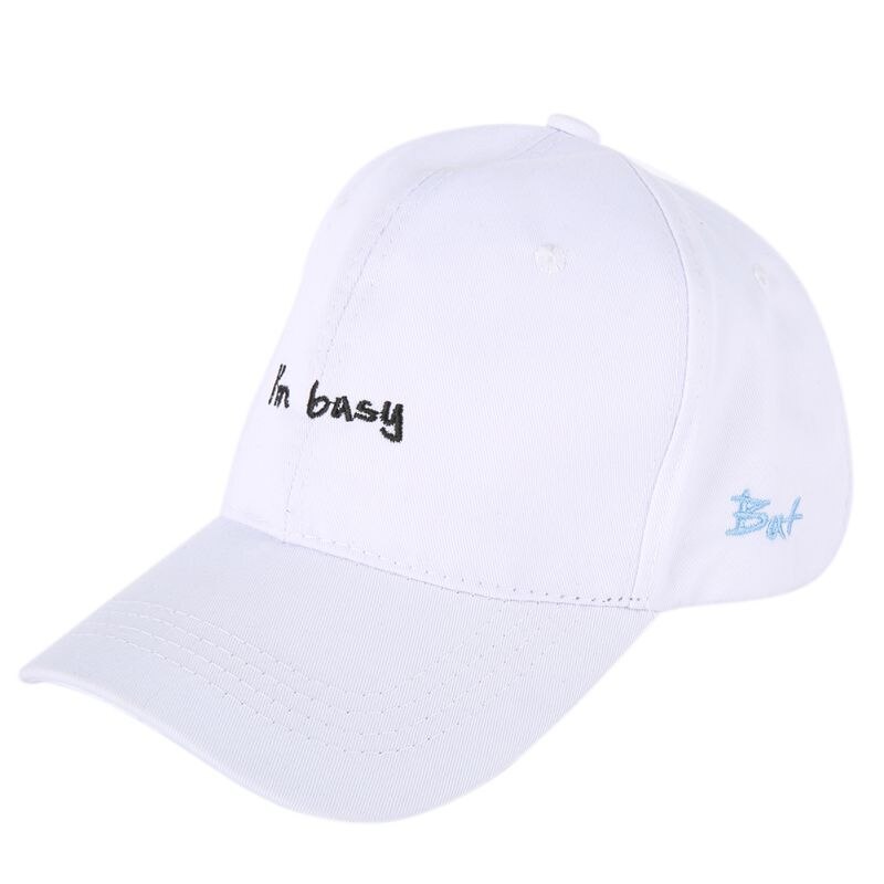 Unisex mænd kvinder stil jeg har travlt mærke sport sommer udendørs vandre hat kvinde kasketter hat solcreme cap 3 farver: B