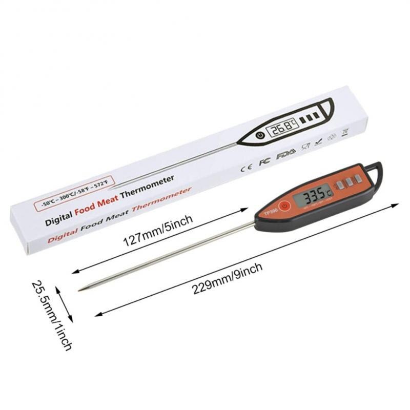 TP300 Food Digital Thermometer For Kitchen BBQ Probe Meat Water Milk Household Cooking Electronic Oven Thermometer Gauge Tools