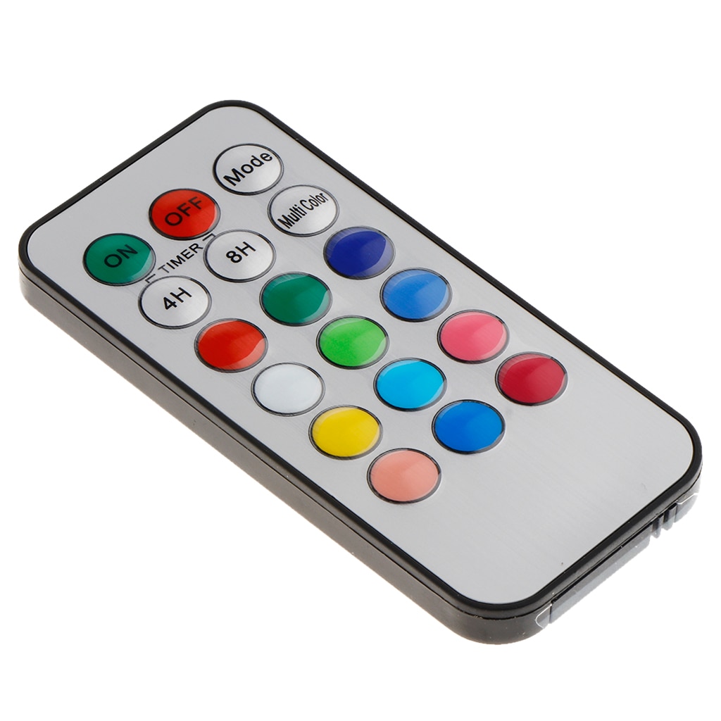 Multifunctional 18-key Remote Control for LED Flameless Candle Adjustable Modes