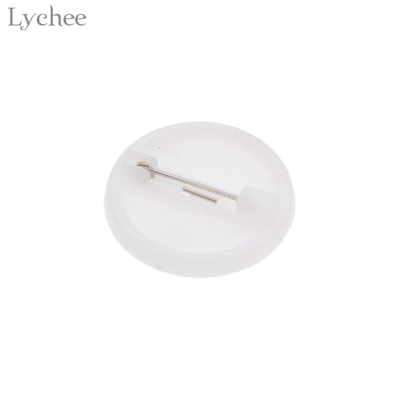 Lychee metalen blanco speld op badge benodigdheden voor doe-het-zelf badge knutselen handgemaakt naaldwerk naaimateriaal accessoires
