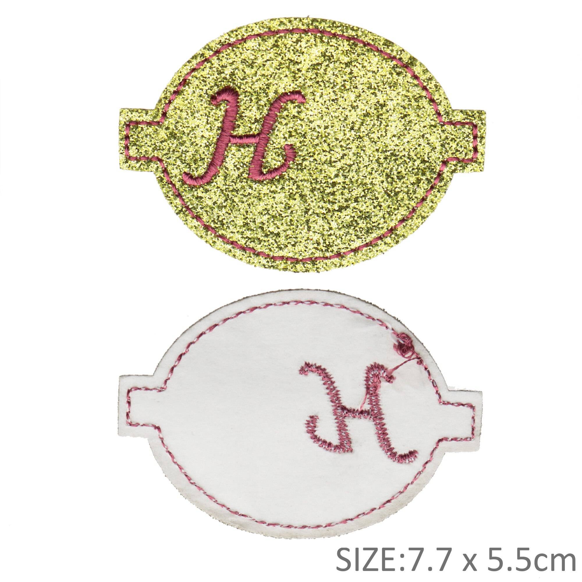 Faux Leather Hair Bows Pre Cut Shimmer Glitter Watermelon Unicorn Pattern Sheets 10pcs for DIY Baby Girls Hair Bows Making: 1136933001