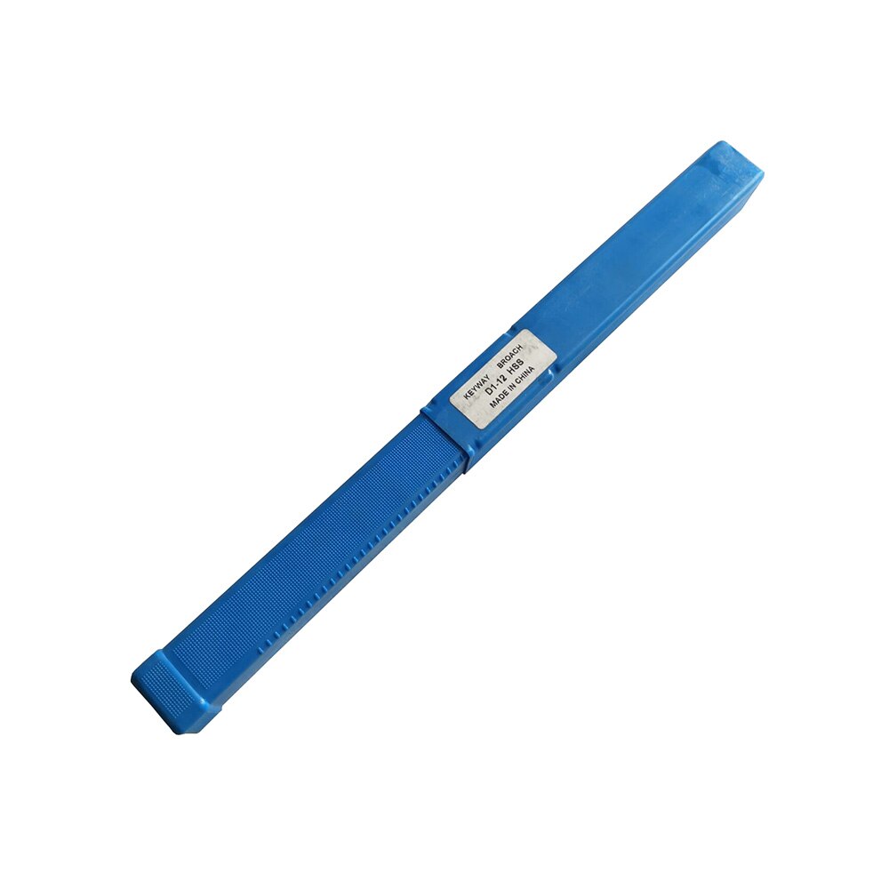 Keyway Broach Cutting Tool Metric Size 12mm D Push-Type with Shim HSS Broaching Cutting Tool for CNC Router