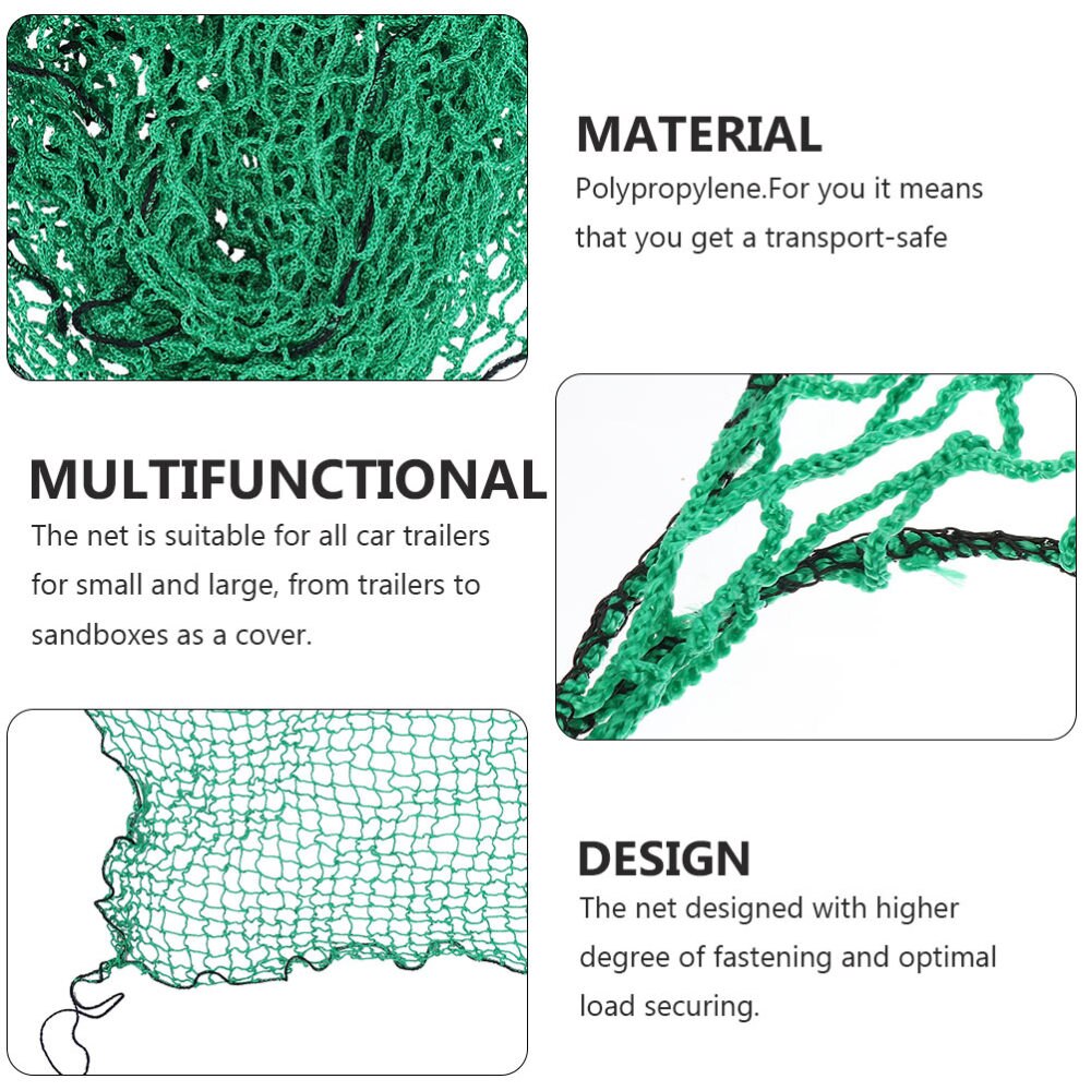 Universal Cargo Net Car Mesh Cover Trailer Bungee Net Truck Accessory 1.5 x 1.5m