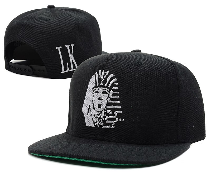 Ultimi Re snapback Caps 100% degli uomini del cotone Regolabile cappelli da baseball delle donne del cappello del sole di sport di modo di marca LK cap spedizione trasporto libero: Black