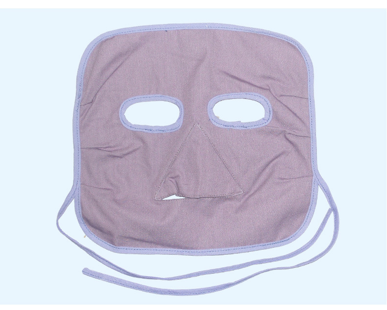 Masque de protection anti-radiation à ondes électromagnétiques, couverture de protection faciale, masques de protection électriques EMW EMP EMF: light purple