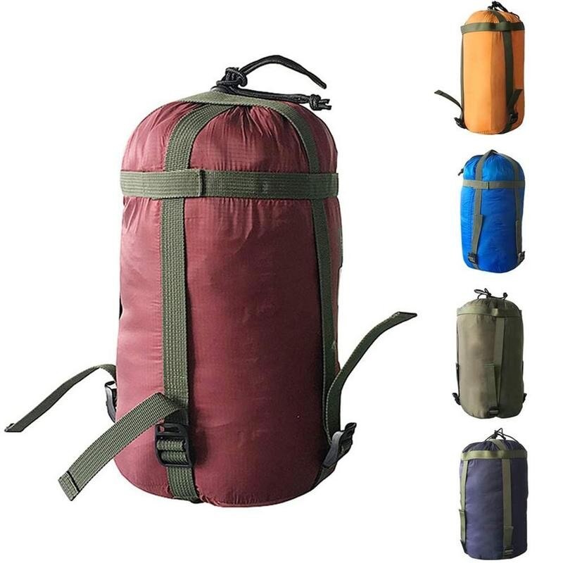Im freien Wasserdichte Kompression Zeug Sack Bequem Leichte Schlafsack Lagerung paket Für Camping Reise drift Wandern