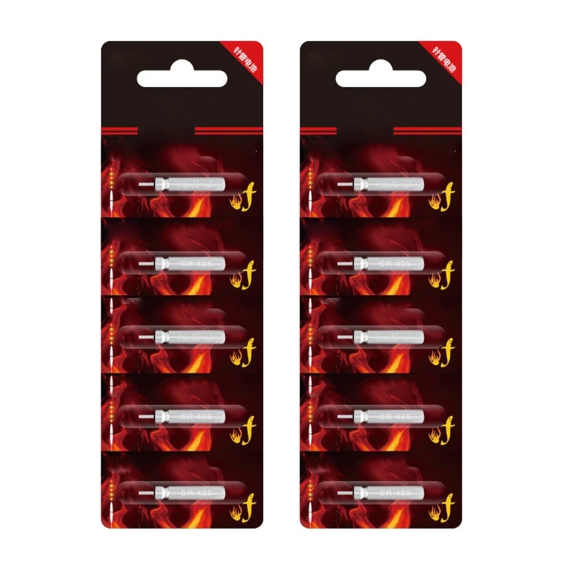CR425 Lithium Cells 25mAh Batteries For Fishing Electric Float Light, 3V Night Light Long Use Battery Set 5/10/15/20Pcs: Gold