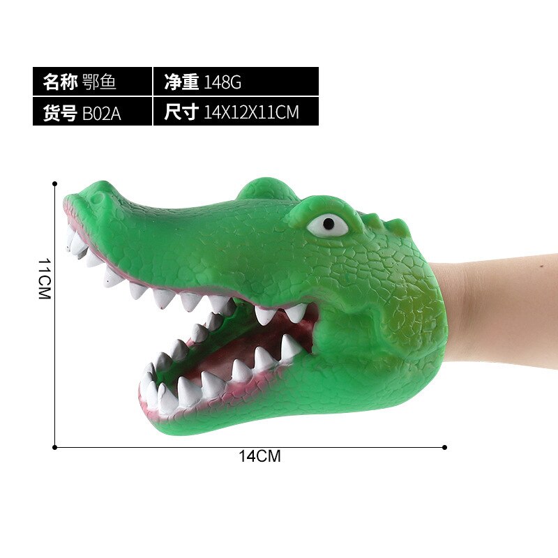 Halloween Jura Tyrannosaurus Raubvogel Dinosaurier Hand Modell Dinosaurier Handschuhe Spielzeug Außenhandel