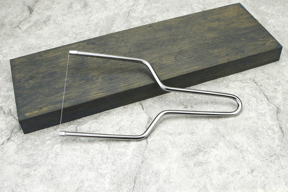 Coupe-fil en acier inoxydable pour fromage | Bricolage, pour le beurre pour le Foie Gras, cuisson de gâteaux de fromage, OK 0913 1 pièce
