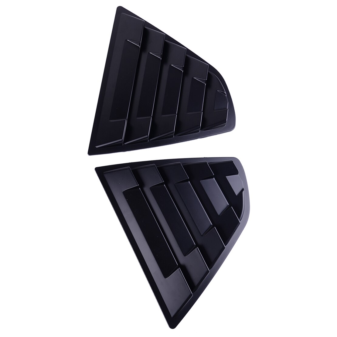 beler Black Car Rear Window Louver Sun Shade Vent Cover Fit for Toyota Camry Sedan: matte black