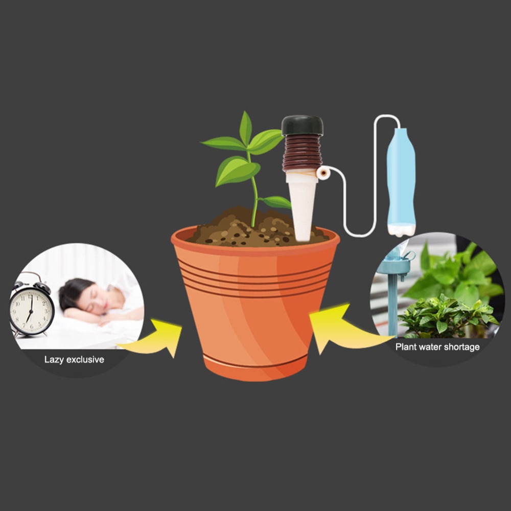 Automatic Dripper Potted Plants 4 PCS Self Watering Device Lazy Environmental Waterer Drip Irrigation Sprinkler Seepage Tool