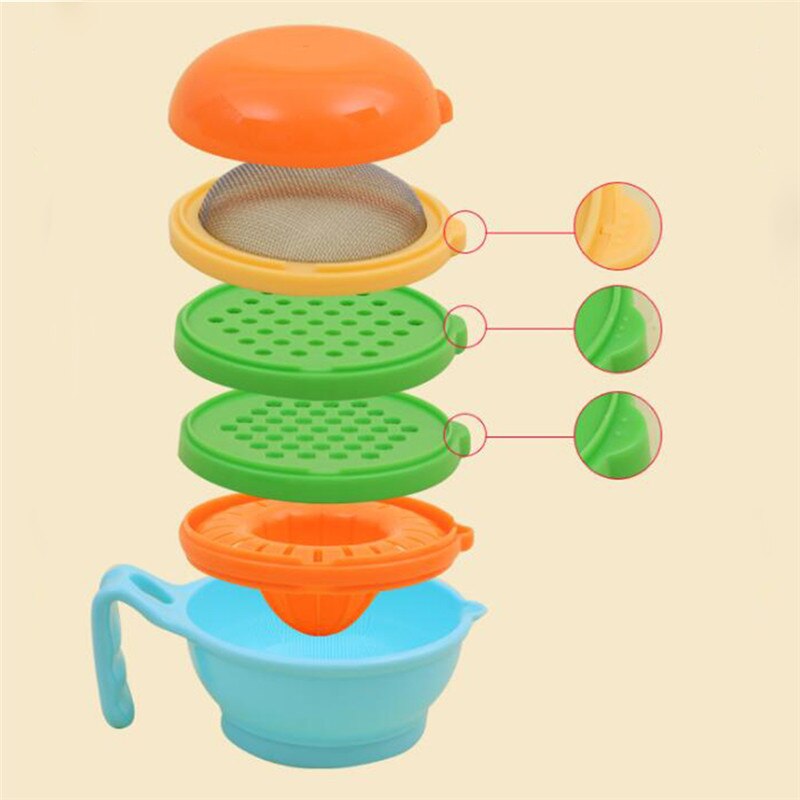 Useful Good Baby Fruit Vegetable Food Grinder Baby Food Grinding Set Grinding Bowl Conditioner Baby Feeding