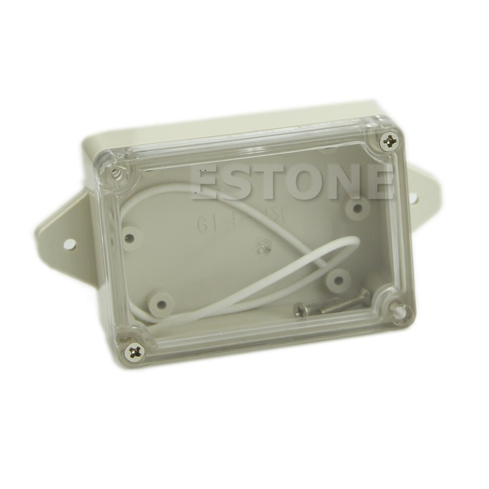 Plastic Waterproof Cover Clear Electronic Project Box Enclosure Case 85*58*33MM