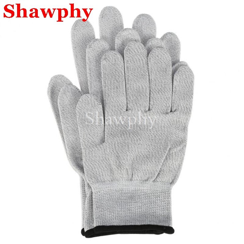 20pcs Silver conductive fiber Massage Bio Gloves for TENS/EMS for Therapy Hand Massager Anti-static/Anti-skid electrode gloves