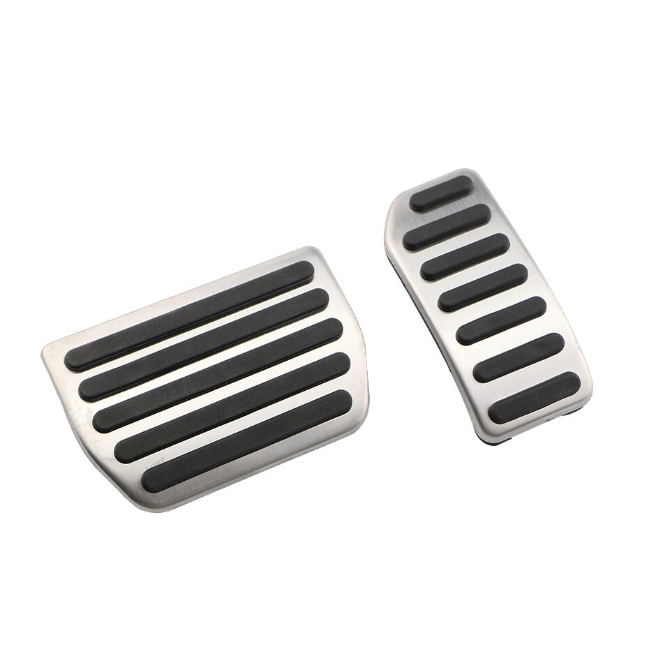 Jameo Auto Edelstahl Auto Gas Pedal Abdeckung Bremse Pedale passen für Volvo XC60 V60 S60 S40 C30 - teile Zubehör: 2Stck beim