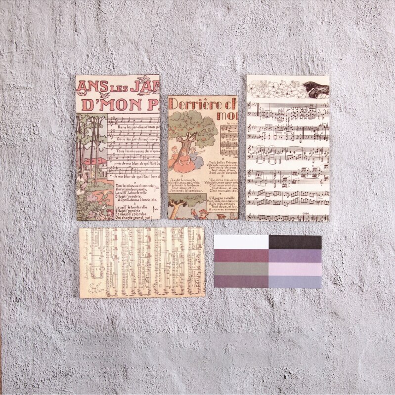 Mr paper Washi paper bag mini Stand up Retro Pote Bags Letter Life Art Open Top Packing paper Treat Bag: H