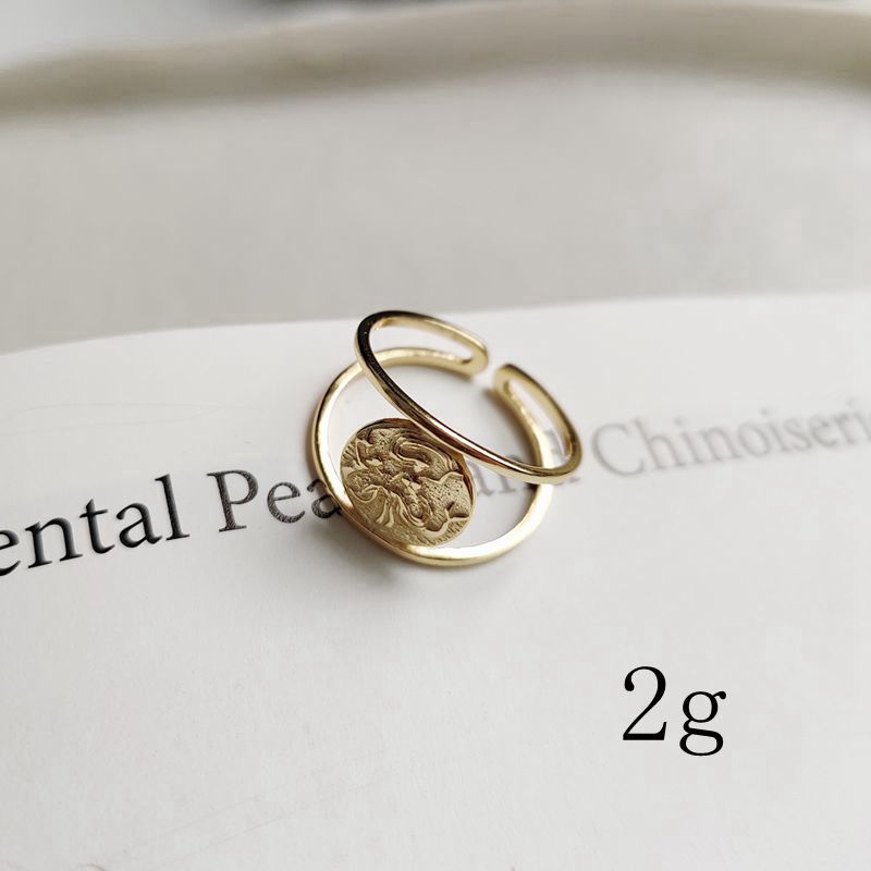 Silvology 925 sterling zilveren zeemeerminringen, ronde gouden ringen met lang haar voor vrouwen, modieuze sieraden en bedels