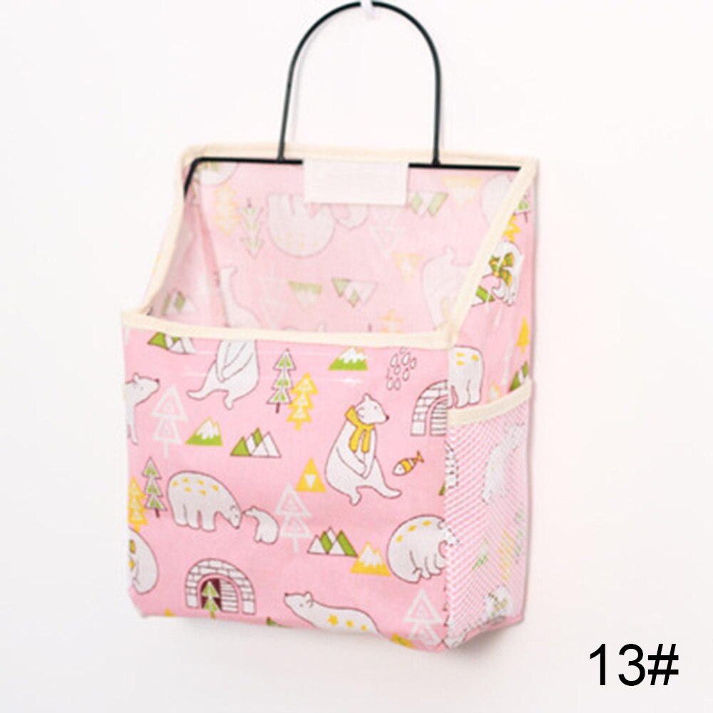 Pochette suspendue au mur | Grande capacité, organisateur de garde-robe, organisateur de bijoux suspendu Durable avec crochet, sac de rangement: M