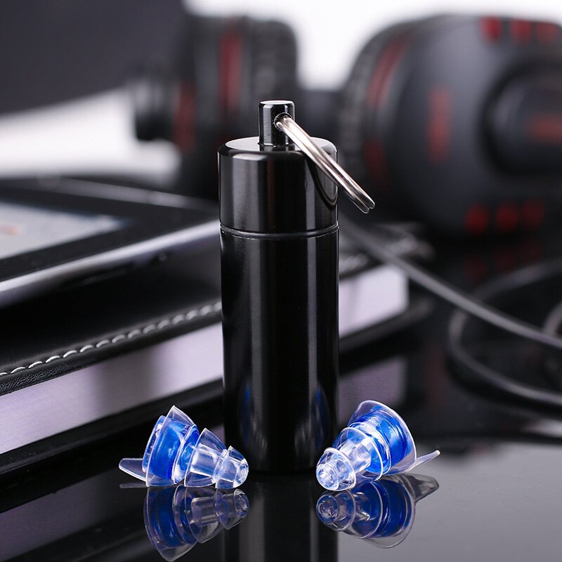 Hörselskydd öronproppar genomskinliga mjuka silikonöronproppar för musik motorcykel sova  p9