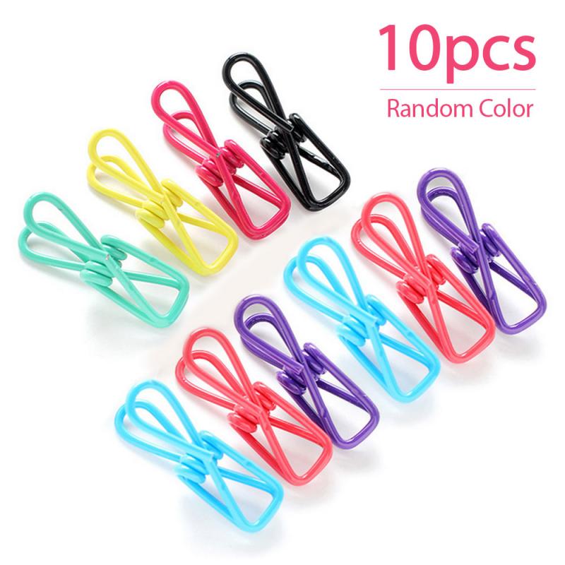 ! 10pcs Stainless Steel Clothes Pegs Clothes Pins For Coat Pants Laundry Drying Pegs Beach Towel Clip Washing Towel Holder