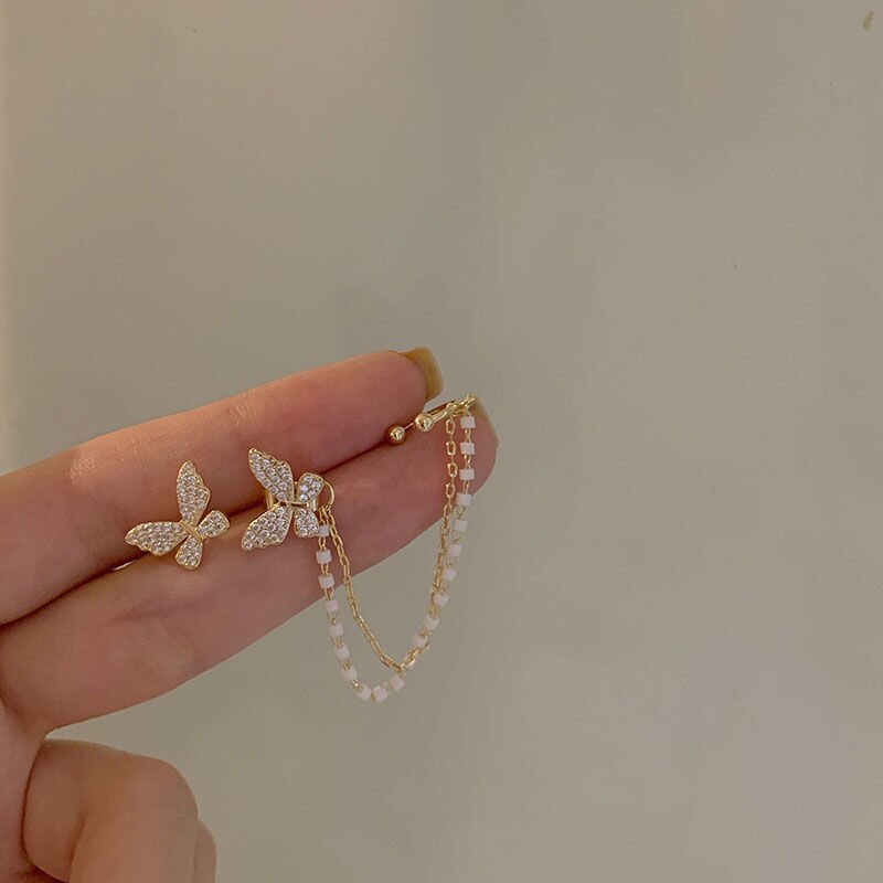Böhmen Sonne und Mond Ohrringe Silber Farbe Kristall Tropfen Ohrringe Frauen Weibliche Boho Schmuck für sie