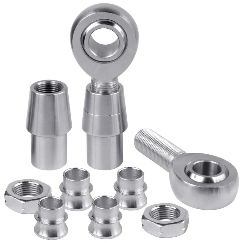 2 Stück 3/4" Heim Gelenkstangenkopf-einstellen Stangenenden Chromolie Gelenke Stangenende Verknüpfungen Rechts Gewinde Heim Gelenkkopf-Bausatz mit Abstandshalter Autozubehör