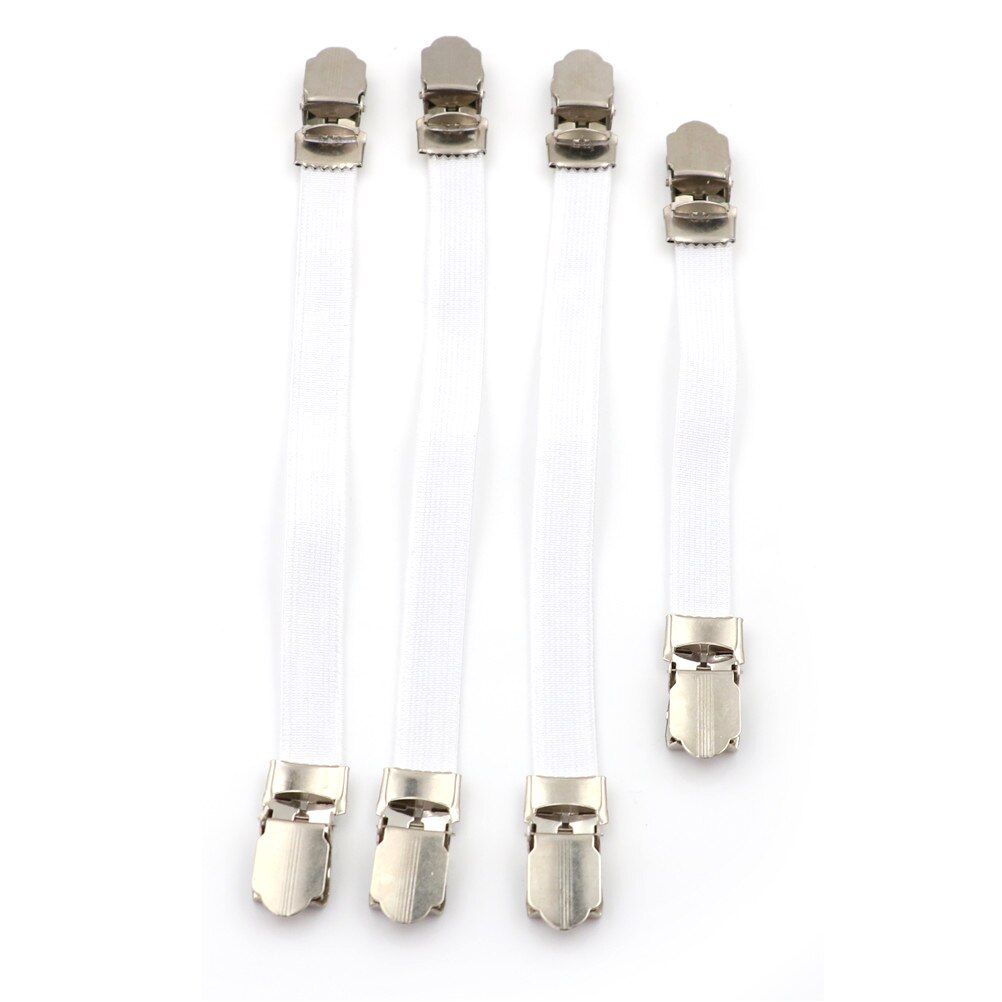 4 stk/lot strykebrett deksel klips fester stram passform elastisk avstiver bånd stropper grep: B