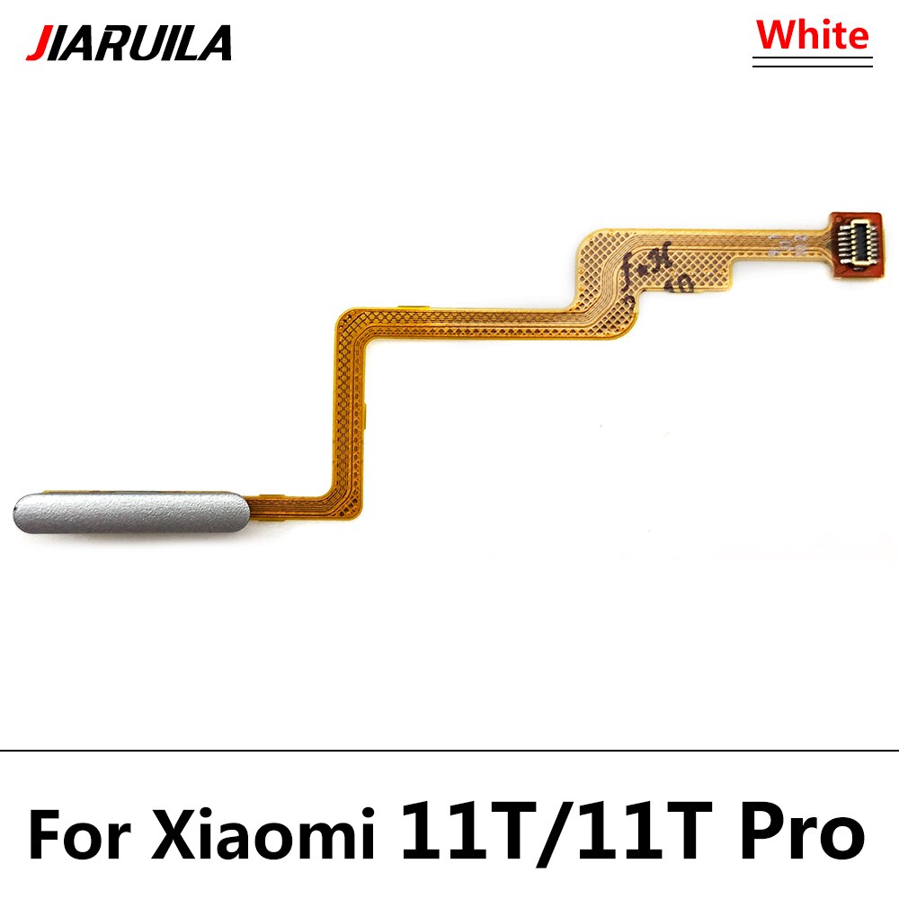 Originale per Xiaomi Poco X3 NFC X3 pro GT Mi 11T pro pulsante casa impronta digitale tocco ID sensore flettere cavo nastro parti di ricambio: Mi 11T Pro bianca