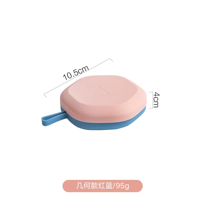 Silicone ice tray ice box with lid home homemade small quick freezer refrigerator frozen ice mold: 7