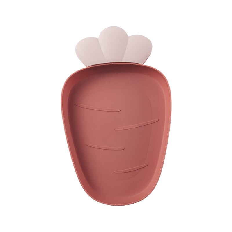 Creatieve Kerstboom Vorm Snoep Snacks Noten Zaden Droge Vruchten Plastic Platen Gerechten Kom Ontbijt Lade Thuis Keuken Benodigdheden: radish red