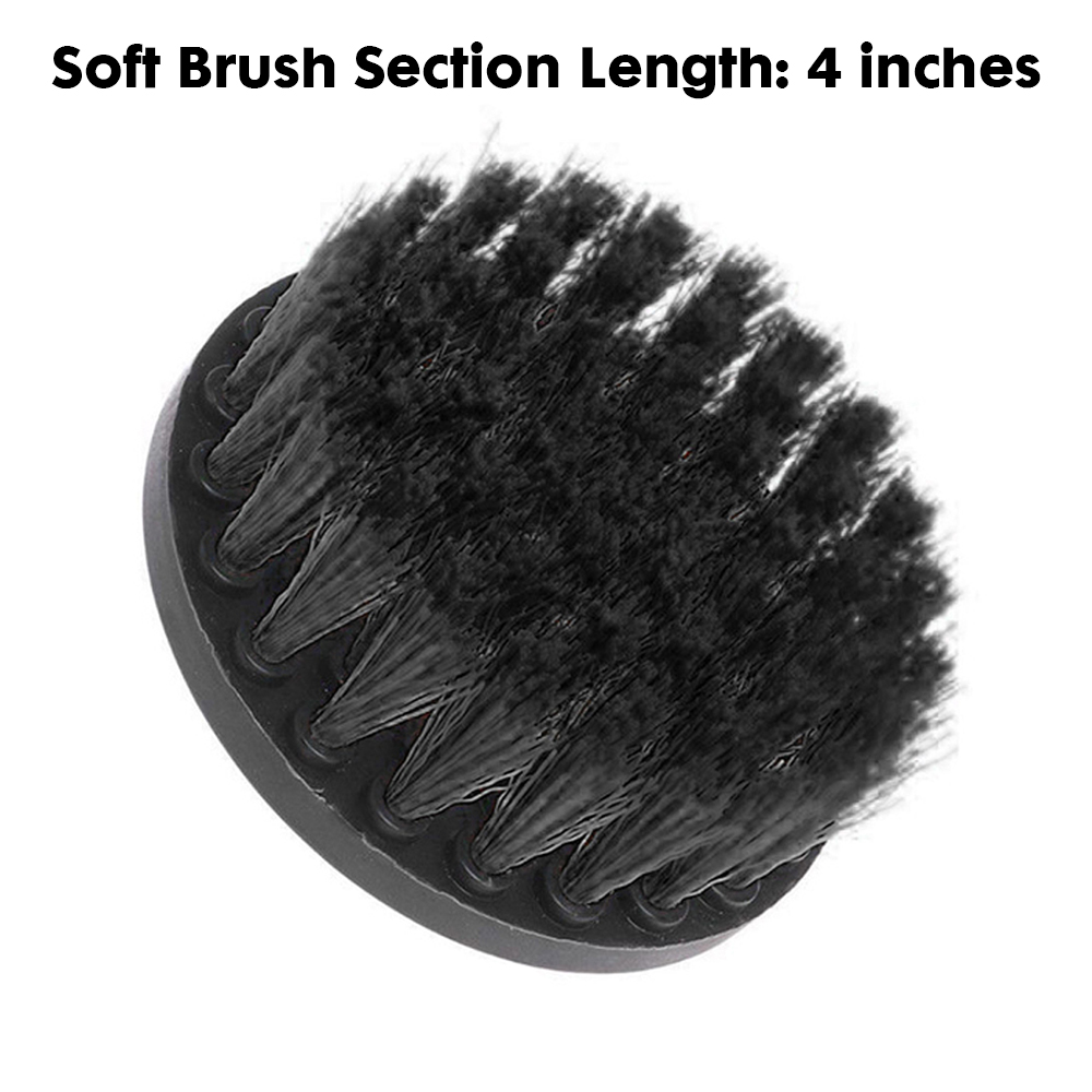 Electric Drill Brush Cleaner Kit For Cleaning Carpet Leather Glass Car Tires Upholstery Sofa Wooden Furniture Car Wash: green