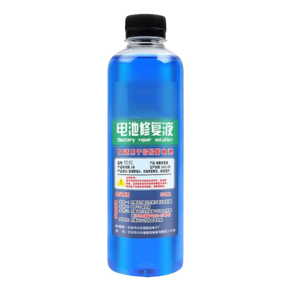 Solution liquide de dominoration de la santé des batteries pour acide de plomb 24.com, nettoyant d'additifs et de terminaux, solution de renouvellement de batterie: Orange
