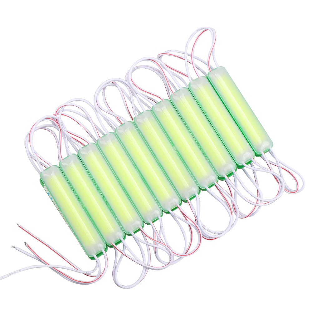 Injection COB LED Module DC12V Waterproof Advertisement LED Modules Colorful Led Backlight Channel Letter Light 20PCS/Lot: green