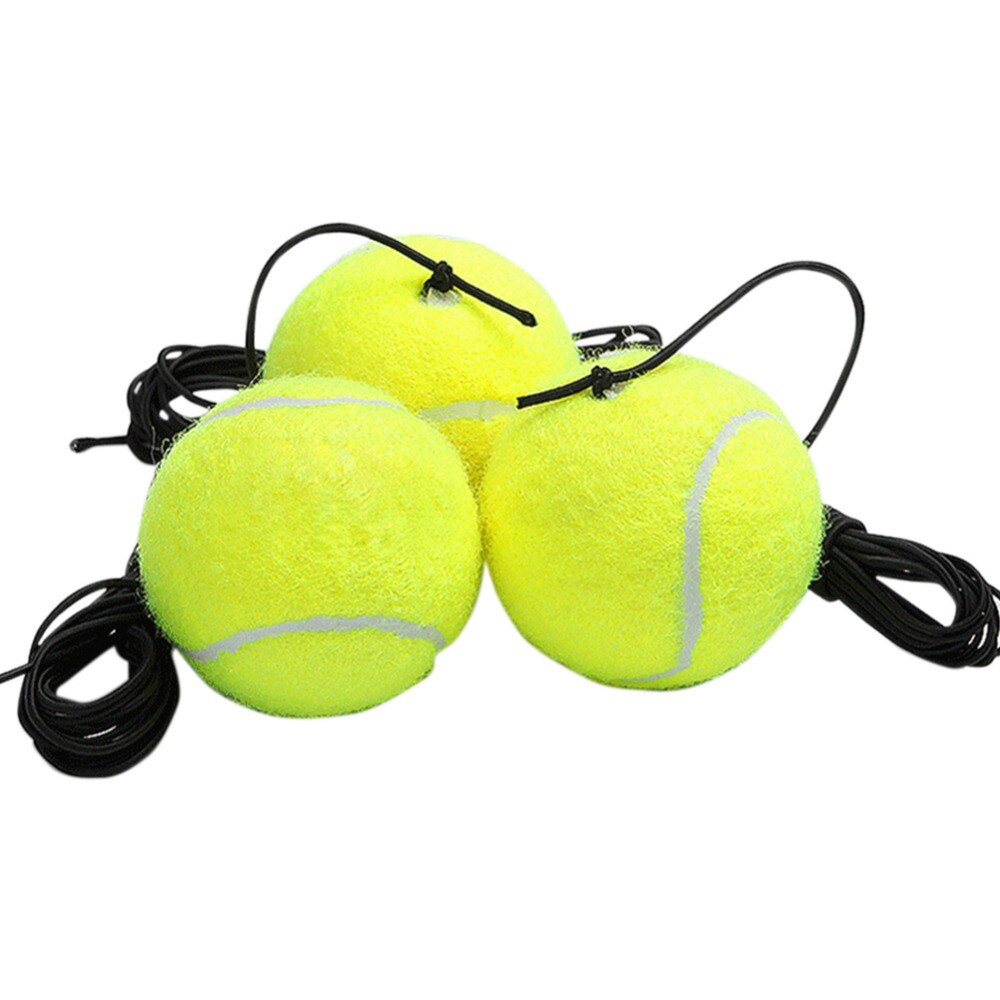 1pc bleu plastique raquette balle formateur simple Tennis pratique Base élastique Tennis exercice dispositif d'entraînement Tennis accessoires