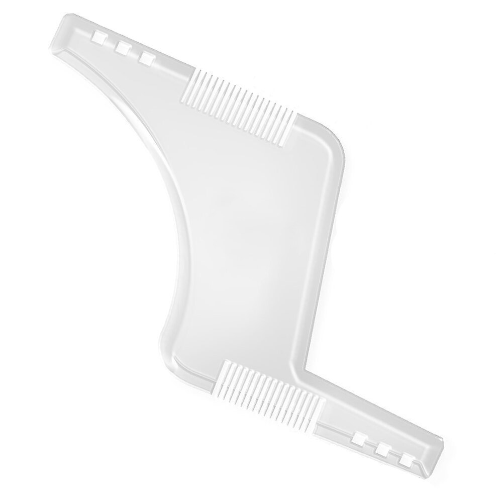 Plantilla de estilismo para Barba para hombre, plantilla para Barba, peine para Barba, ligero y Flexible, herramienta todo en uno, herramienta para dar forma a la barba, 1 ud.: 04