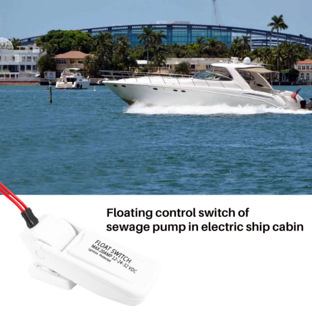 DC 12V Water Pump Switch Submersible Electric Bilge Pump Switch Automatic Water Level Controller Automatic Electric Pump