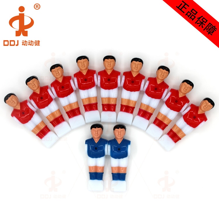 11 teile/satz Mini TischfußBall Spiele FußBall maschine puppe Spielzeug FußBall Tisch Spieler Kunststoff Kicker Tisch FußBall Spieler (16mm)