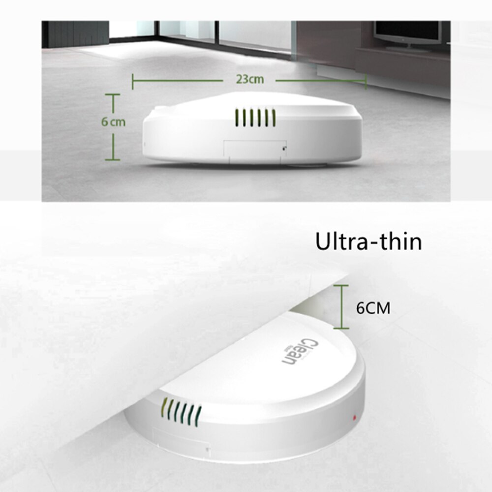 Automatische Robot Stofzuiger Sterke Zuigkracht Droog Vegen Floor Dust Collector USB Oplaadbare Smart Robot Thuis Cleaning Tools