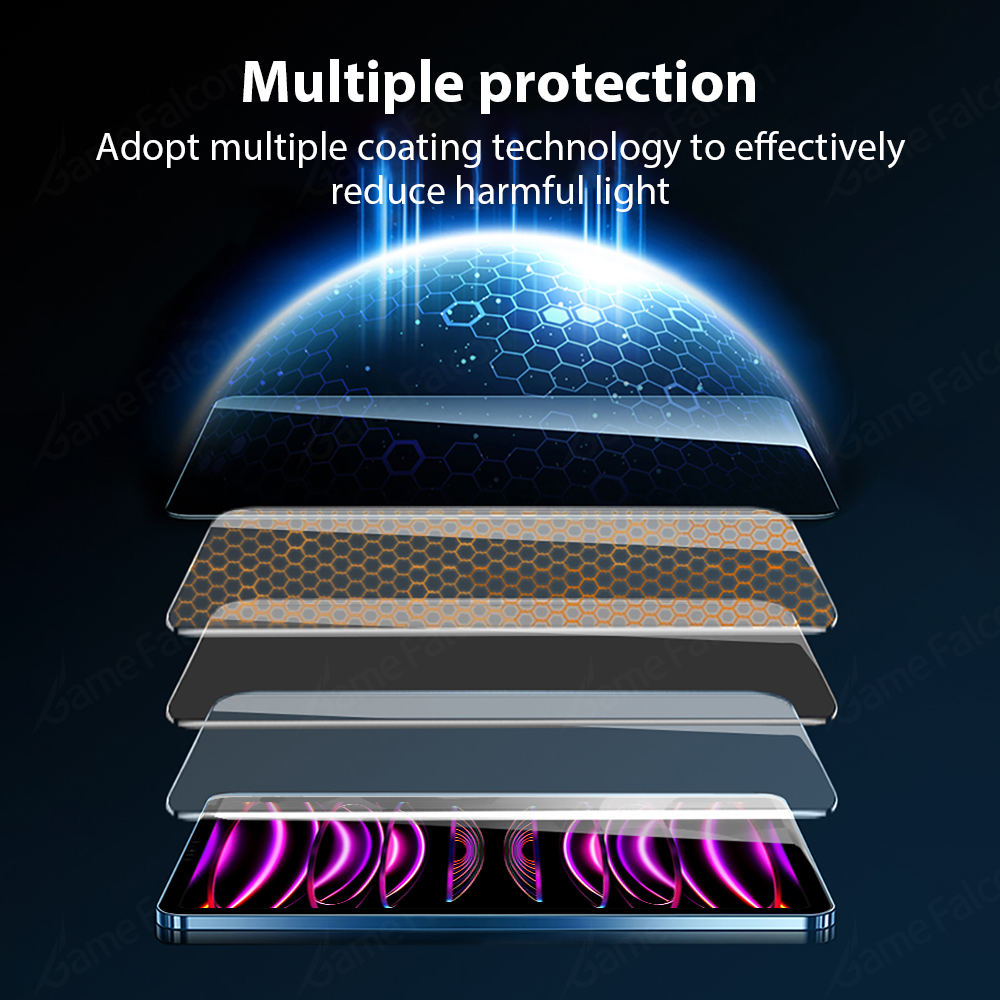 Vidrio templado para iPad 10. a 9 a generación A16 Pro 12,9 11 13 2025 Protector de pantalla para ipad Air 4 5 Mini 6 7 7 a 8 a 10,2 película