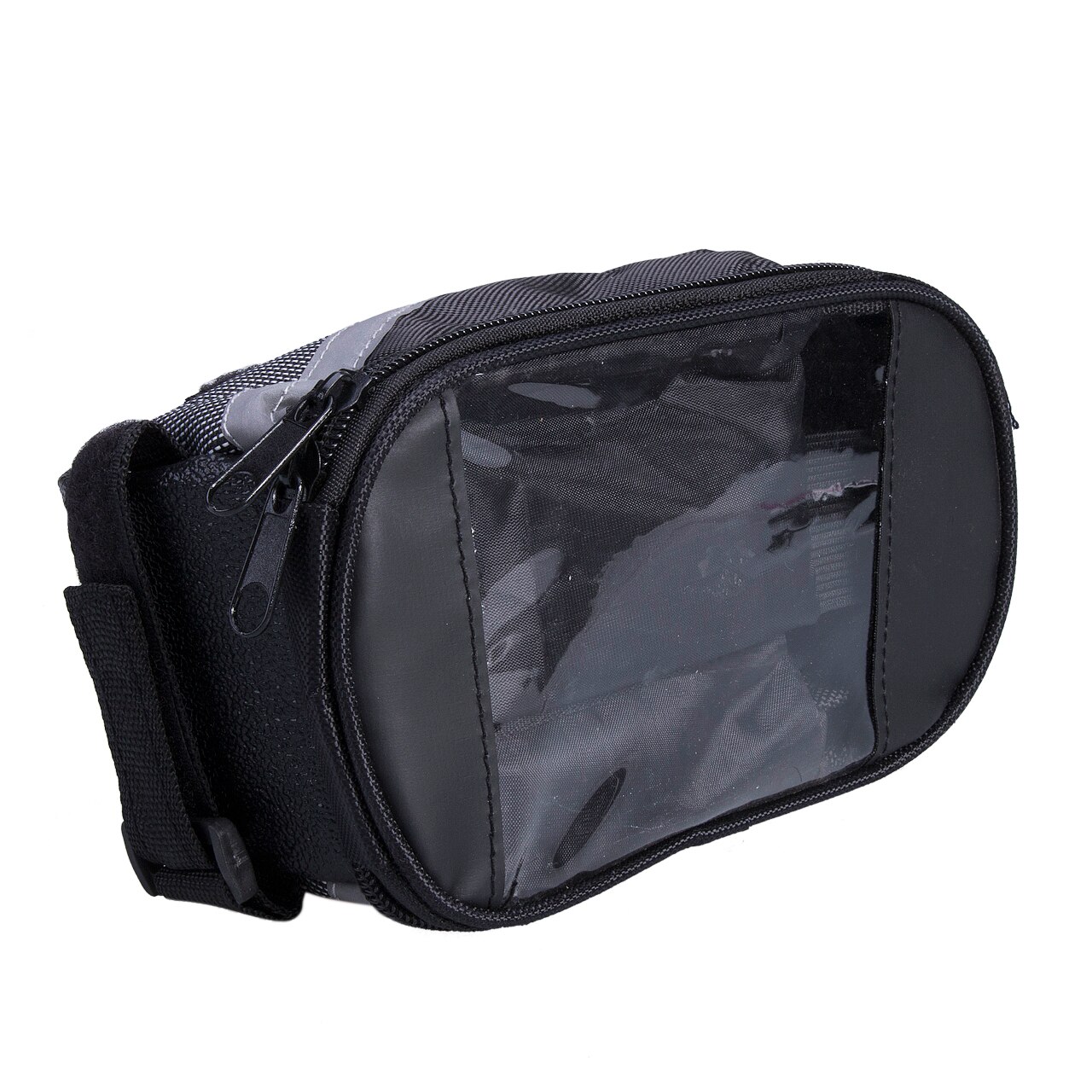Outdoor Waterdichte Fietsen Fiets Voorframe Pannier Tube Bag Voor Mobiele Telefoon Tas: Gray