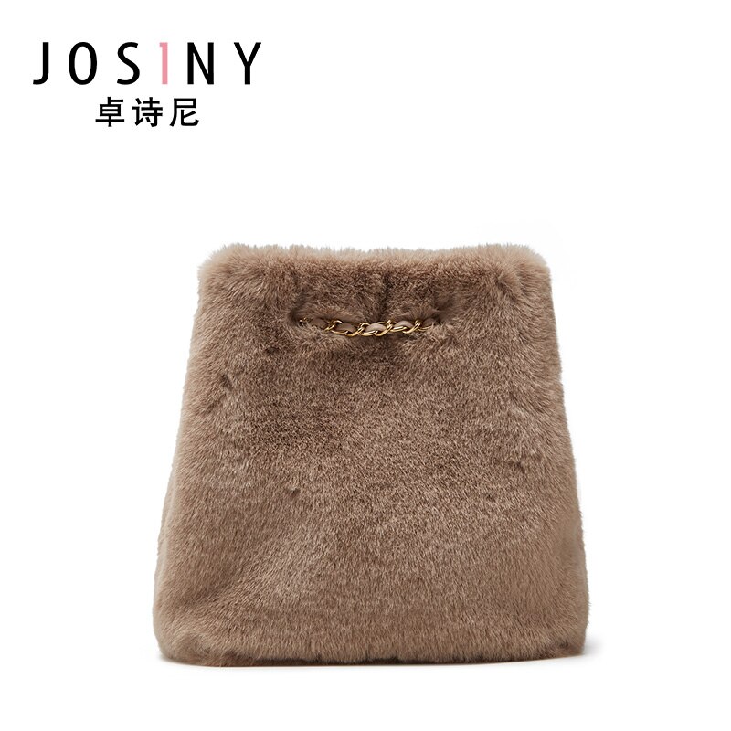 JOSINY Shoulder Corssbody Bags for Women's Female Handbag PU Leather Solid Color U-Shape Large Capacity with Magnet Hook: F Apircot