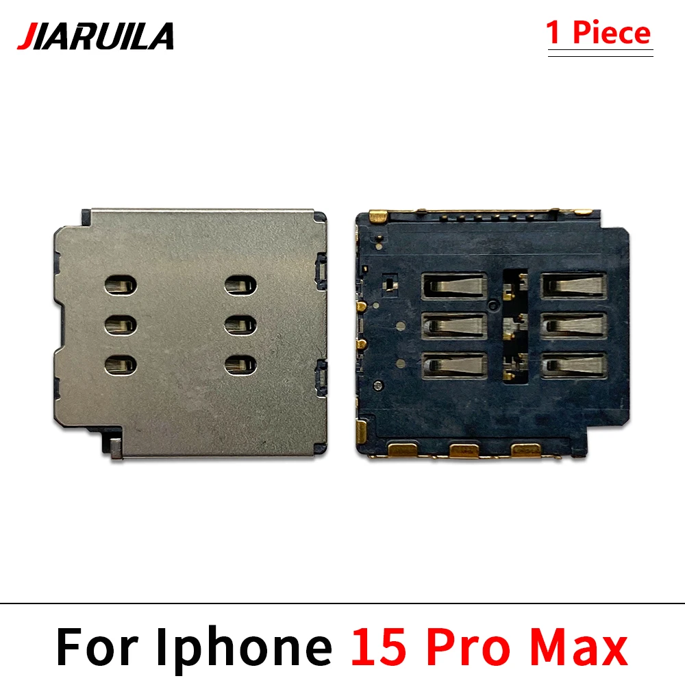 SIM Card Reader For Iphone 15 14 13 12 Pro Max Mini Plus Dual SIM Card Slot Socket Inner Adapter Flex Cable Replacement Parts: PURPLE