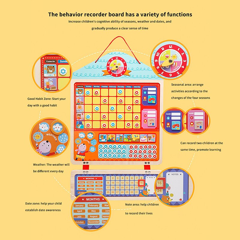 JIANTA Bocal De Récompense Magnétique Pour Enfants, Pot De Récompense