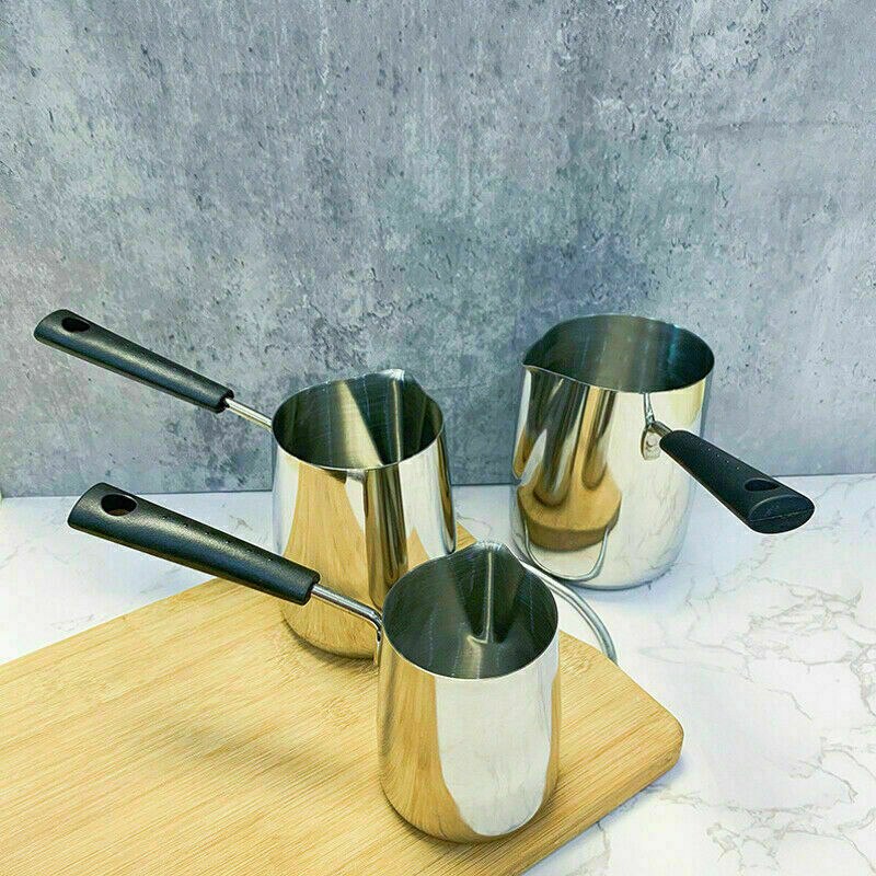 Stainless Steel Pouring Pot Candle Making Wax Melting Jug Pitcher DIY Soap Tool Milk Cup Pot Multifunctional Kitchen Supplies