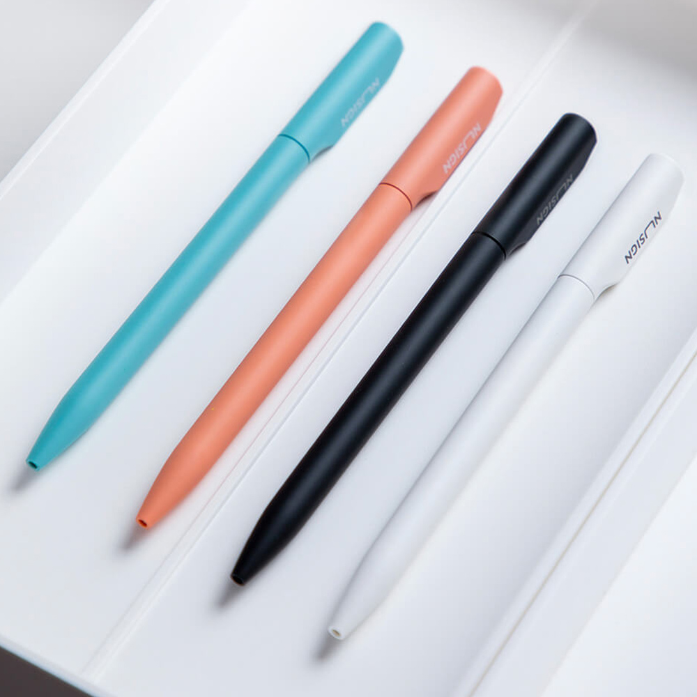 NUSIGN Gel Pen 0.5MM Refill for Xiaomi Sign Pens Colorful Neutral Pens Rotary Switch Smooth Writing Pen For Office Home School